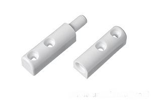 Петля 10*20 с пластиковой осью белая