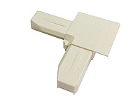 Угловой соединитель 10*30 (ANVIS) - внутренний. белый